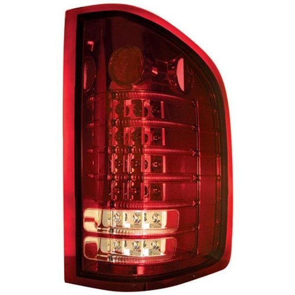 Ipcw IPCW LEDT-3040CR Chevrolet Silverado 2007 - 2009 Tail Lamps; Fiber Optic & LED Ruby Red LEDT-3040CR